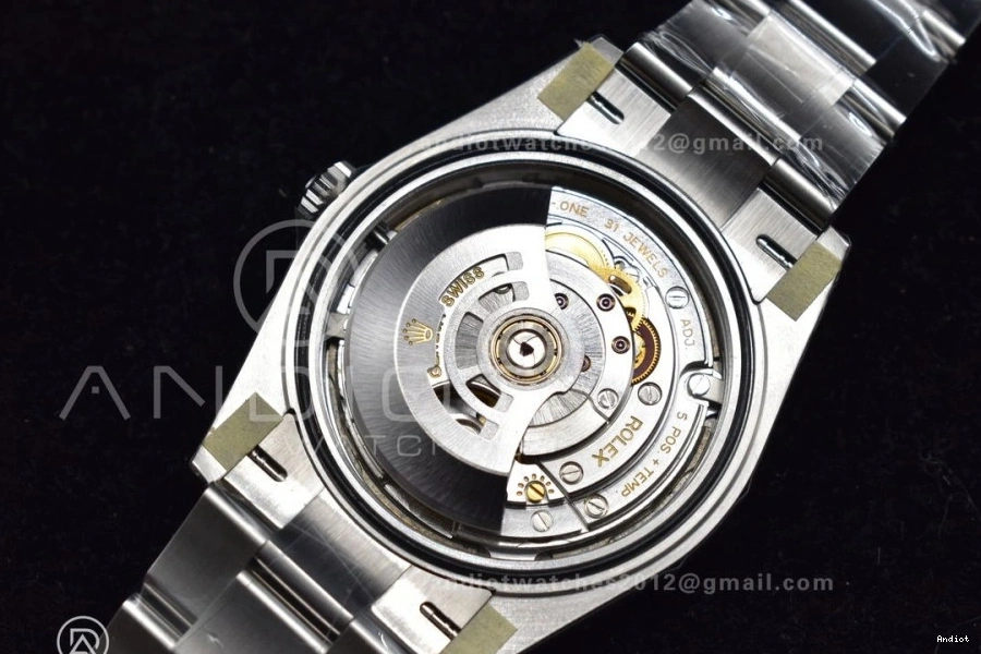 Best VS3235 Oyster 904L Gray 41 Bracelet DateJust VSF Edition Roman Green Dial SS 1:1 on 126330 0204